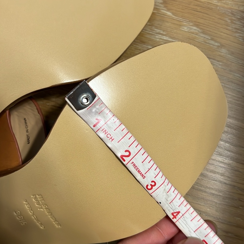 Jil Sander Tan Leather Studded Sandals size 36.5 or 6.5 New - Picture 6 of 10
